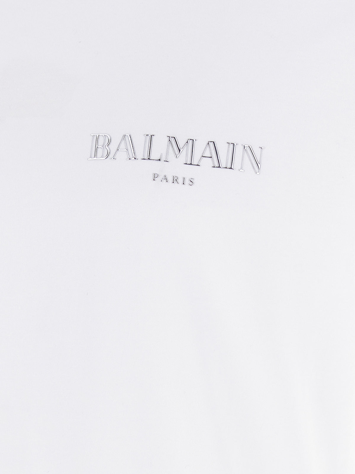 Balmain White Organic Cotton T-Shirt