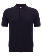 Burberry Blue Wool Polo Shirt