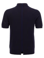 Burberry Blue Wool Polo Shirt