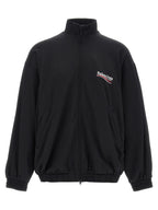 Balenciaga Black Polyamide Sweatshirt