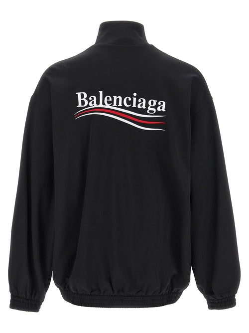 Balenciaga Black Polyamide Sweatshirt