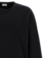 Saint Laurent Black Cotton Sweatshirt