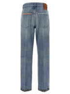 Valentino Garavani Blue Cotton Jeans Denim