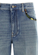 Valentino Garavani Blue Cotton Jeans Denim