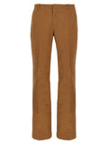 Alexander McQueen Brown Cotton Chino Pants