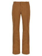 Alexander McQueen Brown Cotton Chino Pants