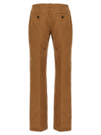 Alexander McQueen Brown Cotton Chino Pants