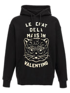 Valentino Garavani Black Cotton Sweatshirt