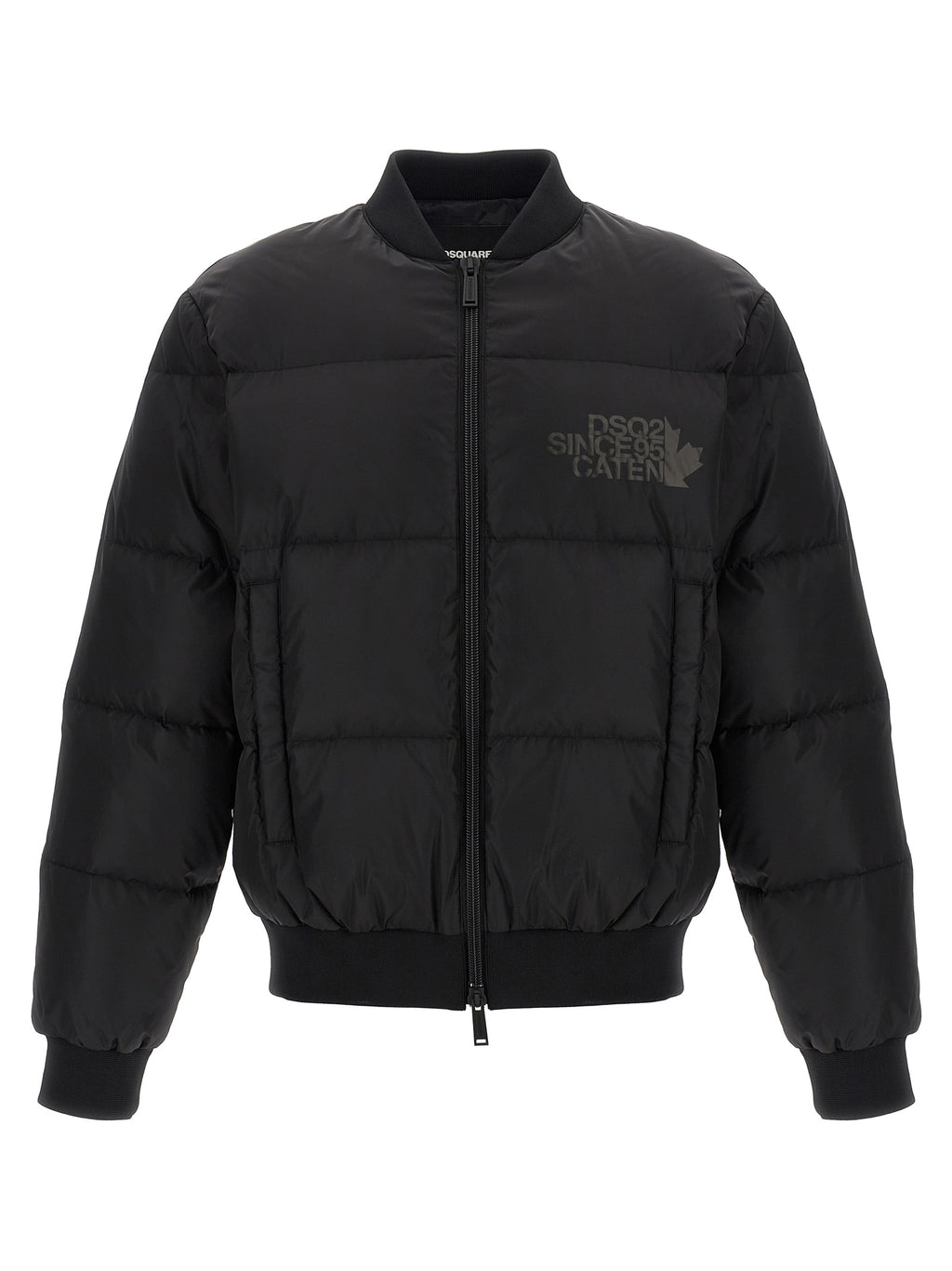 Dsquared² Black Polyamide Bomber