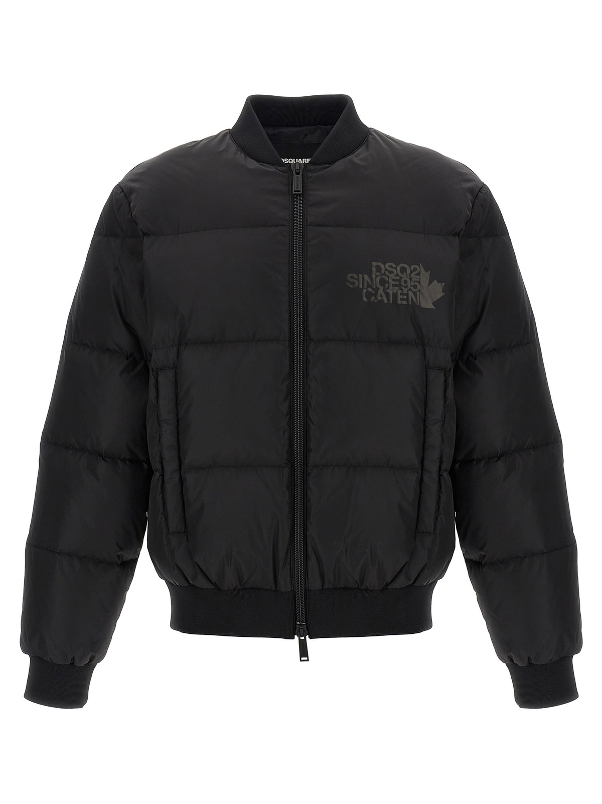 Dsquared² Black Polyamide Bomber