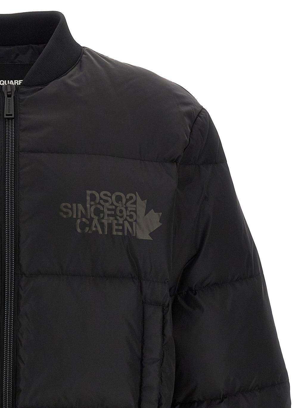 Dsquared² Black Polyamide Bomber