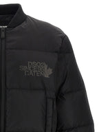 Dsquared² Black Polyamide Bomber
