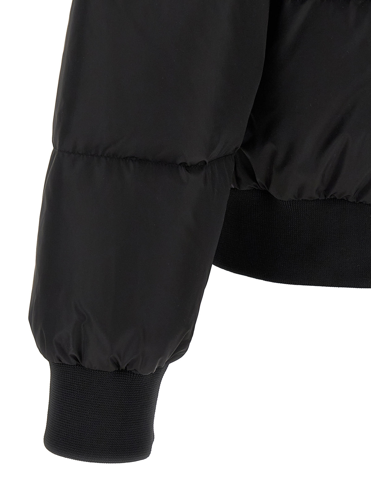 Dsquared² Black Polyamide Bomber