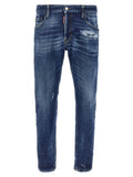 Dsquared² Blue Cotton Skinny Jeans