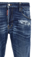 Dsquared² Blue Cotton Skinny Jeans