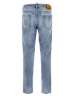 Dsquared² Blue Cotton Skinny Jeans