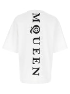 Alexander McQueen Bicolor Cotton T-Shirt