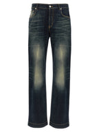 Alexander McQueen Blue Cotton Jeans Denim