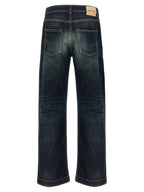 Alexander McQueen Blue Cotton Jeans Denim