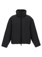 Dsquared² Black Polyester Full-Length Jacket