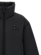 Dsquared² Black Polyester Full-Length Jacket