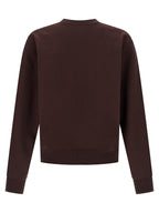 Saint Laurent Bordeaux Cotton Sweatshirt