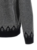 Alexander McQueen Gray Wool Cardigan