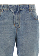 Balmain Blue Cotton Jeans Denim