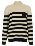 Balmain Bicolor Wool Cardigan