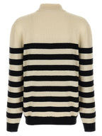 Balmain Bicolor Wool Cardigan