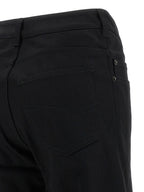 Balenciaga Black Cotton Flared Jeans
