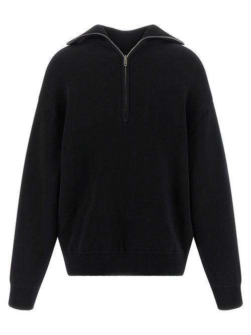 Balenciaga Black Cotton Cardigan