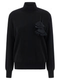 Ferragamo Black Virgin Wool Cardigan
