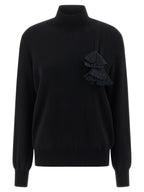 Ferragamo Black Virgin Wool Cardigan