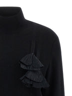 Ferragamo Black Virgin Wool Cardigan