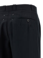 Maison Margiela Black Wool Dress Pants
