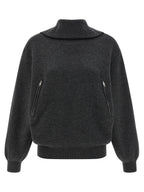 Balenciaga Gray Wool Cardigan