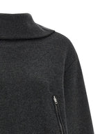 Balenciaga Gray Wool Cardigan
