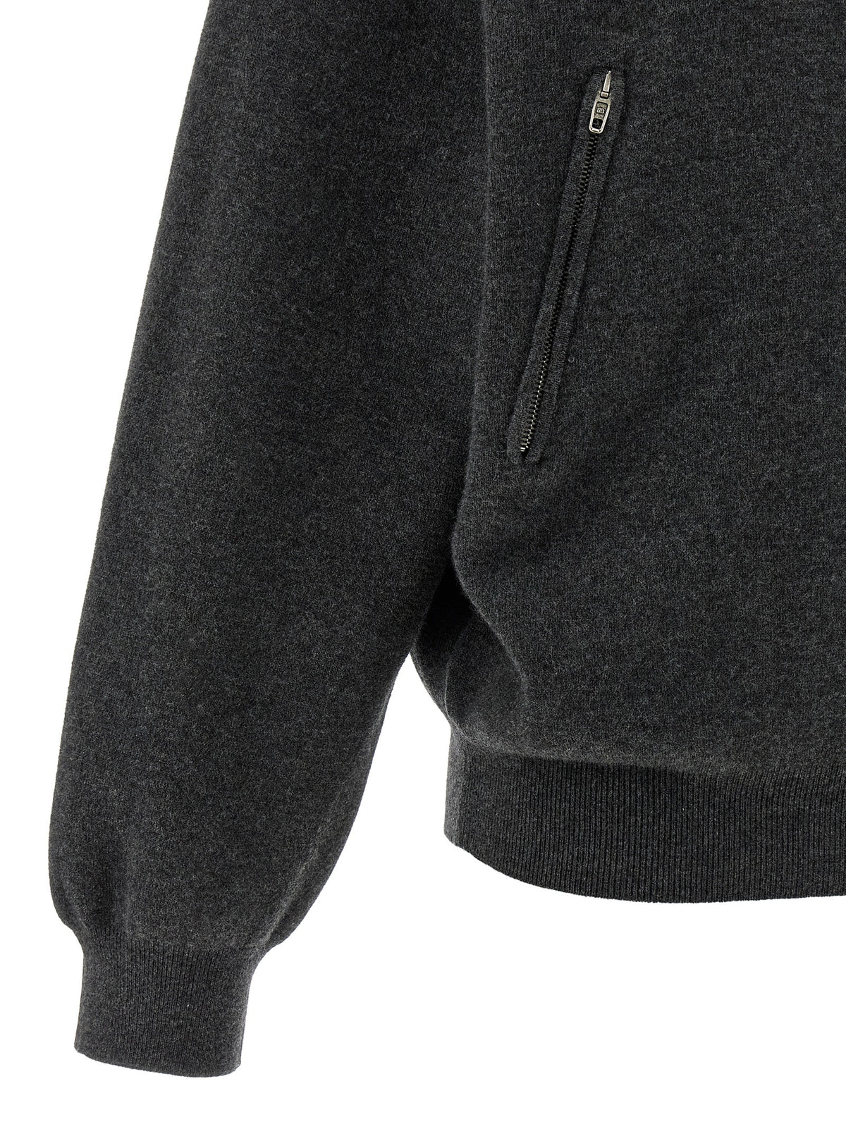 Balenciaga Gray Wool Cardigan