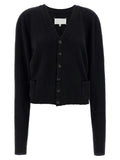 Maison Margiela Black Wool Cardigan