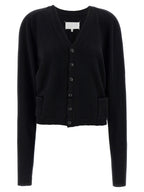 Maison Margiela Black Wool Cardigan