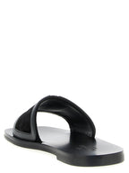 Valentino Garavani Black Calfskin Slides