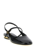 Tod's Black Calfskin Ballet Flats