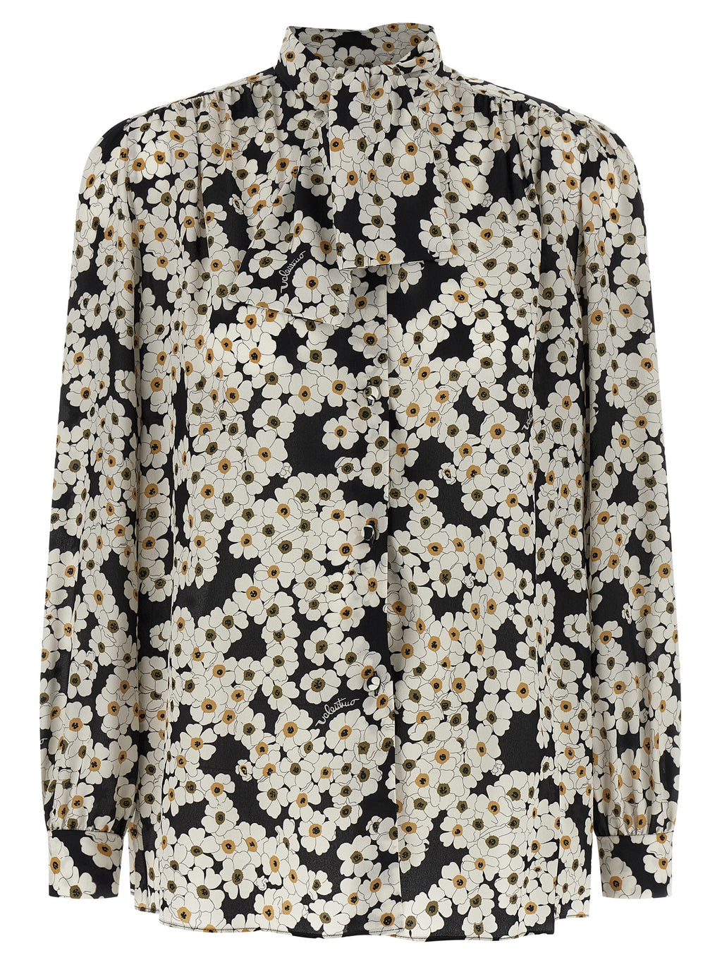 Valentino Garavani Bicolor Silk Blouse