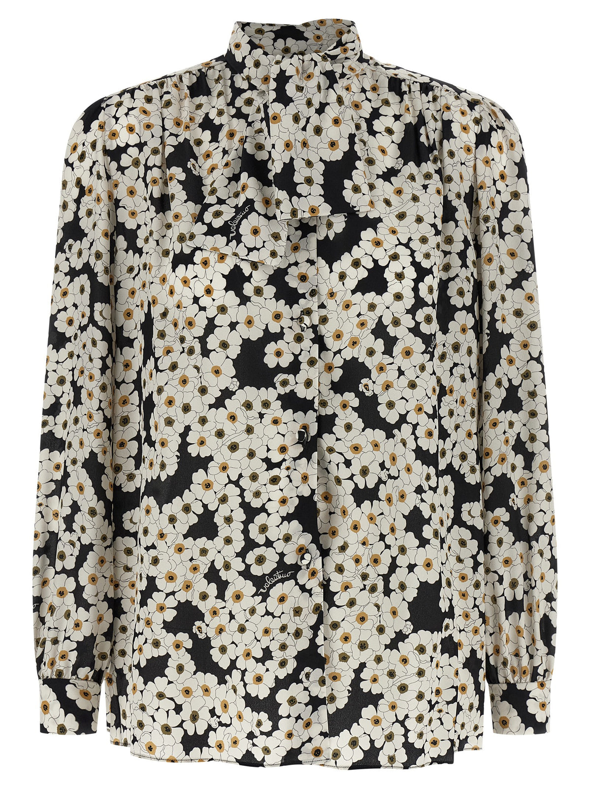 Valentino Garavani Bicolor Silk Blouse