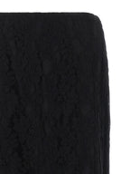 Valentino Garavani Black Cotton Midi Skirt
