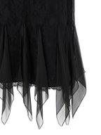 Valentino Garavani Black Cotton Midi Skirt