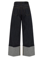 Givenchy Blue Cotton Flared Jeans