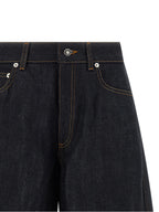 Givenchy Blue Cotton Flared Jeans