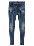 Dsquared² Blue Cotton Relaxed Fit Jeans